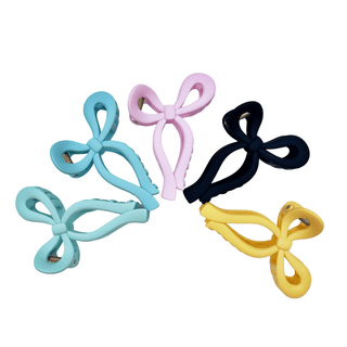 Matte Bow Claw Clip - A Roese Boutique