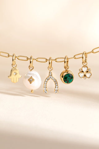 May Birthstone Interchangeable Charm - A Roese Boutique