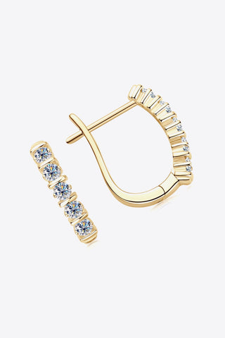 Moissanite 925 Sterling Silver Earrings - A Roese Boutique