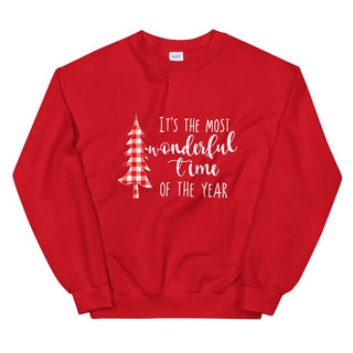 Most Wonderful Time Red Sweatshirt - A Roese Boutique
