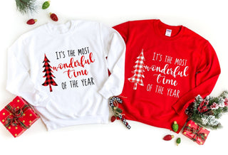 Most Wonderful Time Red Sweatshirt - A Roese Boutique