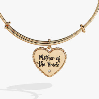 Mother of the Bride Heart Bangle - A Roese Boutique