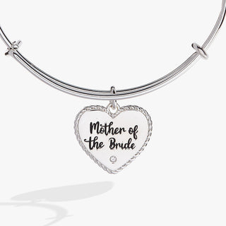 Mother of the Bride Heart Bangle - A Roese Boutique