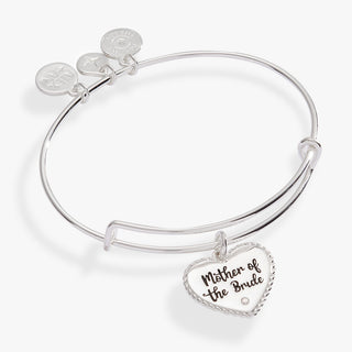 Mother of the Bride Heart Bangle - A Roese Boutique