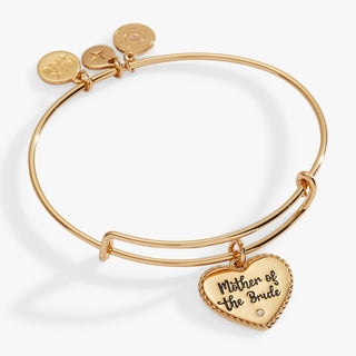 Mother of the Bride Heart Bangle - A Roese Boutique