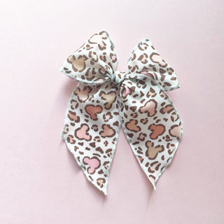 Mouse Cheetah Elle Bow - A Roese Boutique