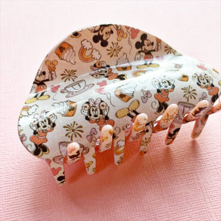 Mouse Rainbow & Snacks Claw Clip - A Roese Boutique