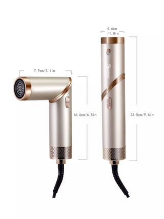 Multifunctional Hot Air Dual - Use Curling Iron Folding Hair Dryer - A Roese Boutique