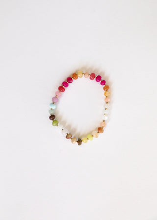 Natural Gemstone Bracelet + 14k Gold Filled Toggle : Sandbar - A Roese Boutique