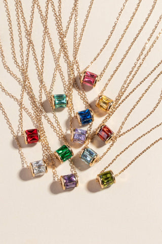 October Birthstone Precious Pendant Necklace - A Roese Boutique