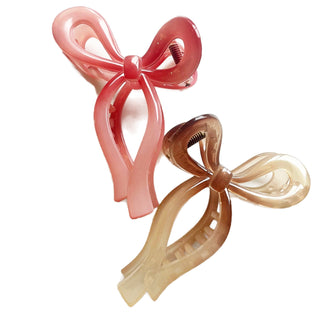 Ombre Bow Claw Clip - A Roese Boutique