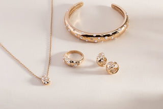 Pearl and Crystal Huggie Hoop Earrings - A Roese Boutique