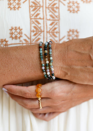 Polished Agate || Adult Bracelet - A Roese Boutique