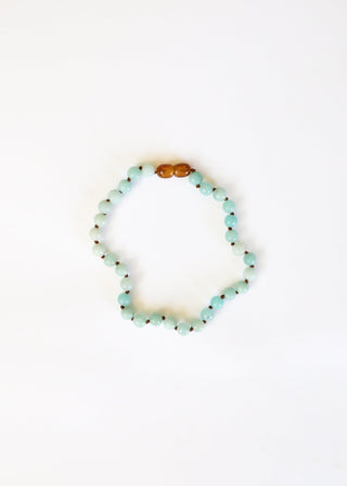 Pure Gemstone + Amazonite || Necklace - A Roese Boutique
