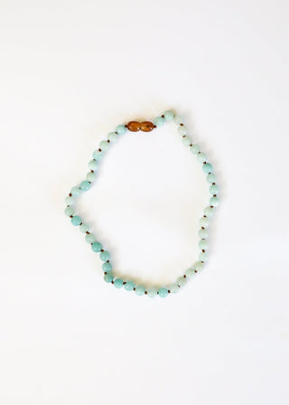 Pure Gemstone + Amazonite || Necklace - A Roese Boutique