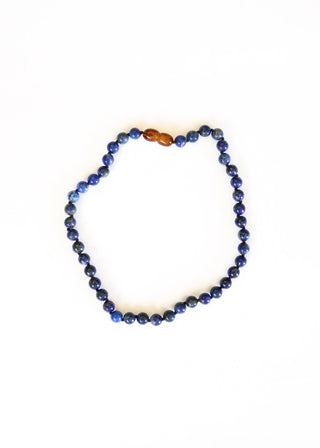 Pure Gemstone + Lapis || Necklace - A Roese Boutique