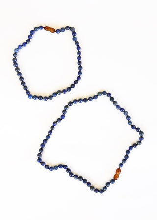 Pure Gemstone + Lapis || Necklace - A Roese Boutique