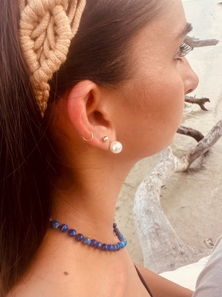 Pure Gemstone + Lapis || Necklace - A Roese Boutique