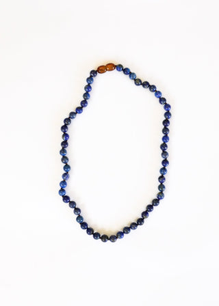 Pure Gemstone + Lapis || Necklace - A Roese Boutique