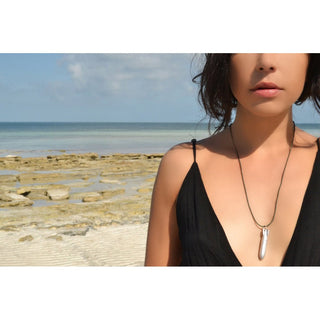 Recycled Bomb Pendant Necklace - A Roese Boutique