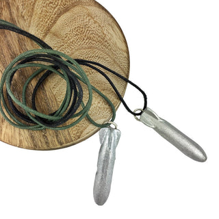 Recycled Bomb Pendant Necklace - A Roese Boutique