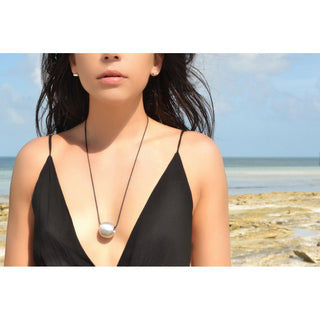 Recycled Bombshell Ball Necklace - A Roese Boutique