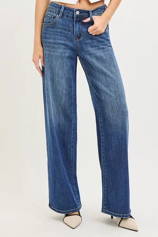 RISEN Slouchy Baggy Jeans with Pockets - A Roese Boutique
