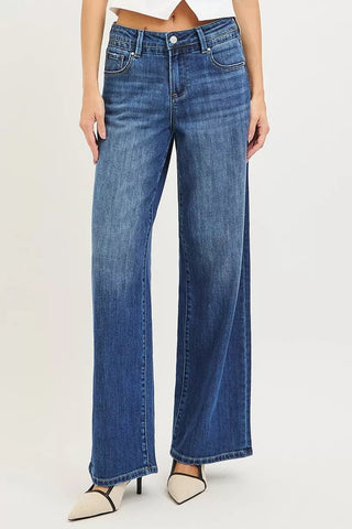 RISEN Slouchy Baggy Jeans with Pockets - A Roese Boutique