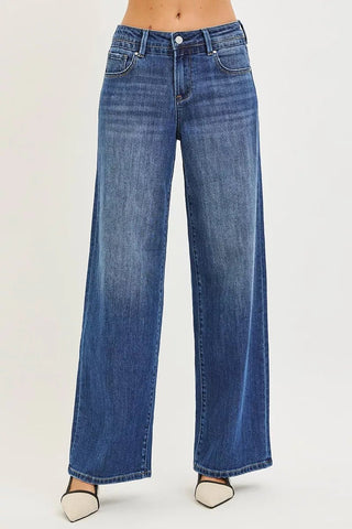 RISEN Slouchy Baggy Jeans with Pockets - A Roese Boutique