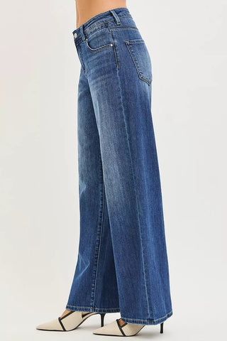 RISEN Slouchy Baggy Jeans with Pockets - A Roese Boutique