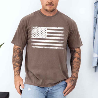 Rogue Style USA Distressed Flag Unisex T-Shirts - A Roese Boutique