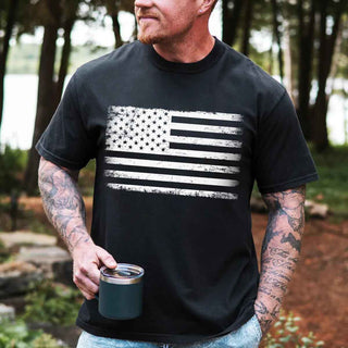 Rogue Style USA Distressed Flag Unisex T-Shirts - A Roese Boutique