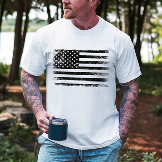 Rogue Style USA Distressed Flag Unisex T-Shirts - A Roese Boutique