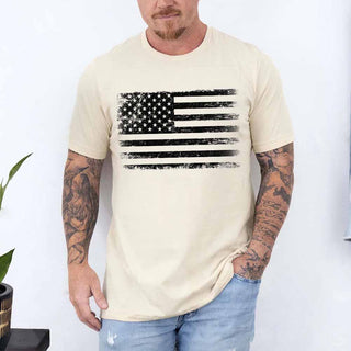 Rogue Style USA Distressed Flag Unisex T-Shirts - A Roese Boutique