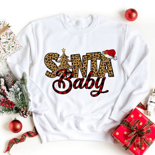 Santa Baby Sweatshirt - A Roese Boutique