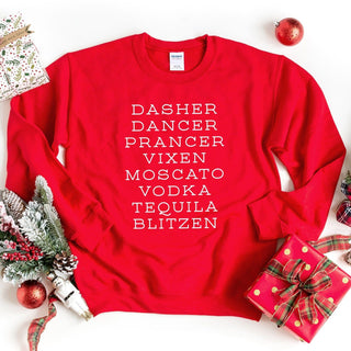 Santa Claus's Reindeer Sweatshirt - A Roese Boutique