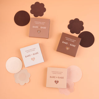 Satin Nipple Pasties - 40 Pack - A Roese Boutique