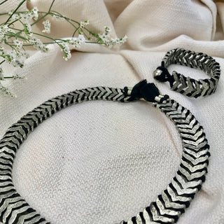 Silver Temple Collar Necklace - A Roese Boutique
