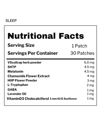 Sleep Patch - A Roese Boutique