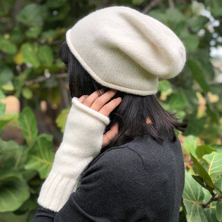 Snow Essential Knit Alpaca Beanie - A Roese Boutique