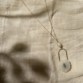 Solar Quartz Eye Necklace - A Roese Boutique
