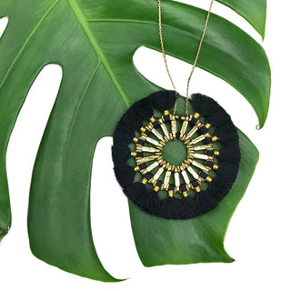 Tassel Halo Necklace - A Roese Boutique