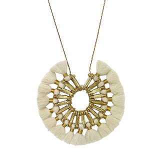 Tassel Halo Necklace - A Roese Boutique