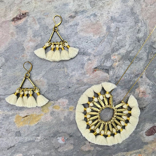 Tassel Halo Necklace - A Roese Boutique