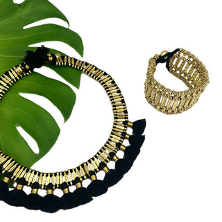 Temple Tassel Collar Necklace - A Roese Boutique
