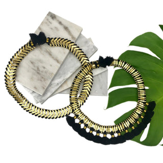 Temple Tassel Collar Necklace - A Roese Boutique