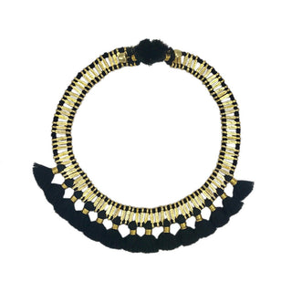 Temple Tassel Collar Necklace - A Roese Boutique