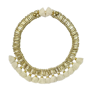 Temple Tassel Collar Necklace - A Roese Boutique