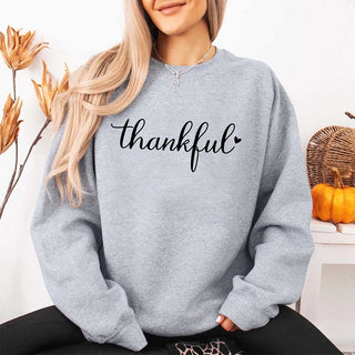 Thankful Sweatshirt for Women - Cozy Thanksgiving Gift Sweater - A Roese Boutique