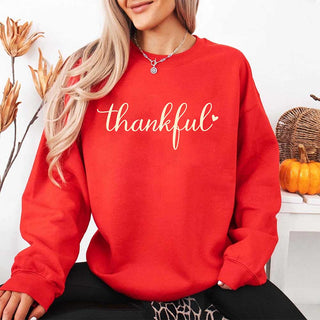 Thankful Sweatshirt for Women - Cozy Thanksgiving Gift Sweater - A Roese Boutique